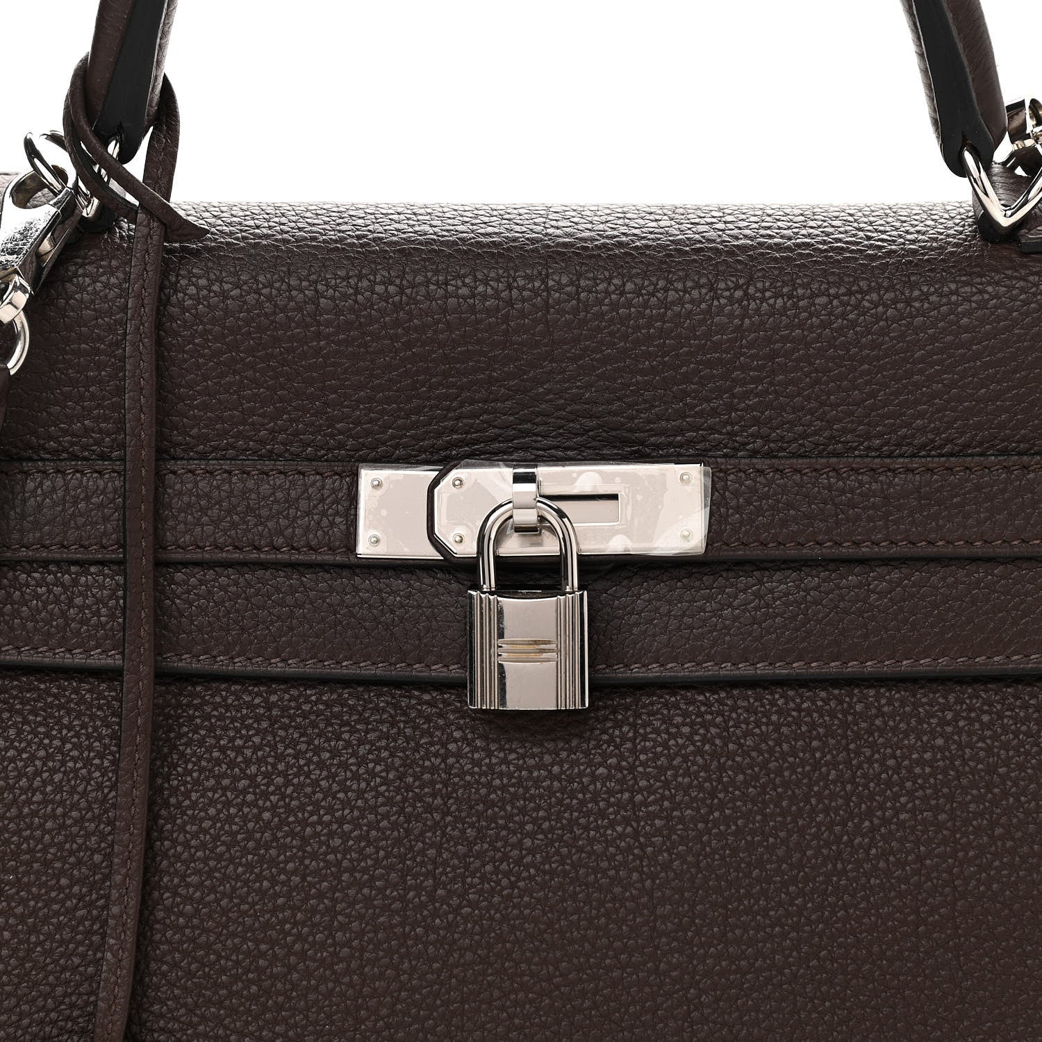 Hermes Togo Kelly Retourne 35 Chocolate 8 of 13