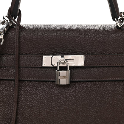 Hermes Togo Kelly Retourne 35 Chocolate 8 of 13
