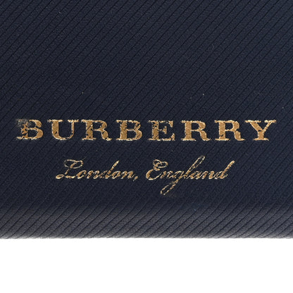 Burberry Soft Grain Calfskin Izzy Card Case Blue Carbon Camel 6 of 11