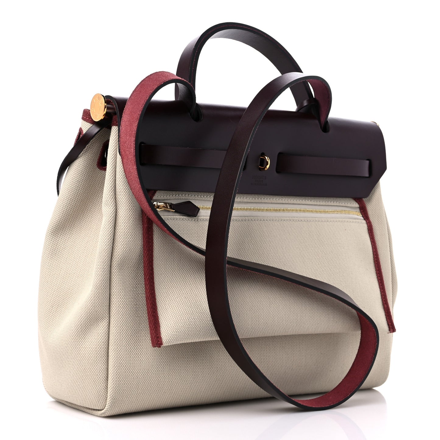 Military Toile Vache Hunter Herbag Zip Retourne 31 PM Beton Rouge Sellier