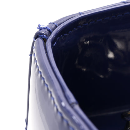 Christian Dior Patent Cannage Medium Lady Dior Blue 11 of 14