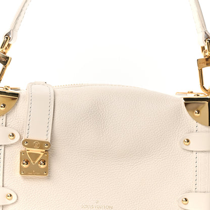 Louis Vuitton Calfskin Side Trunk PM Chalk 7 of 9