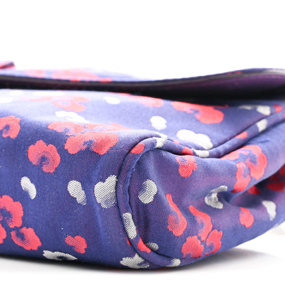 Prada Tessuto Nylon Lurex Embroidered Flap Viola 10 of 13
