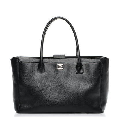 Chanel Calfskin Cerf Executive Shopper Tote Black 1 of 7