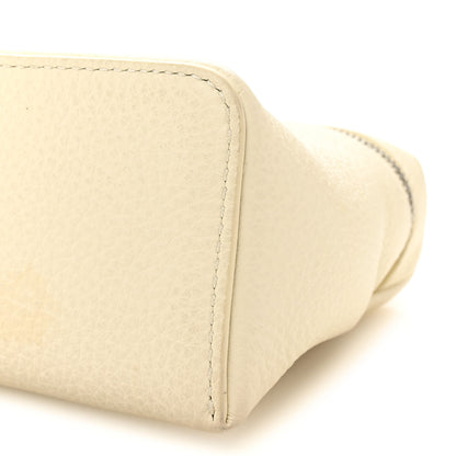 Loro Piana Grained Calfskin L19 Extra Pocket Pouch Whisper White 9 of 9