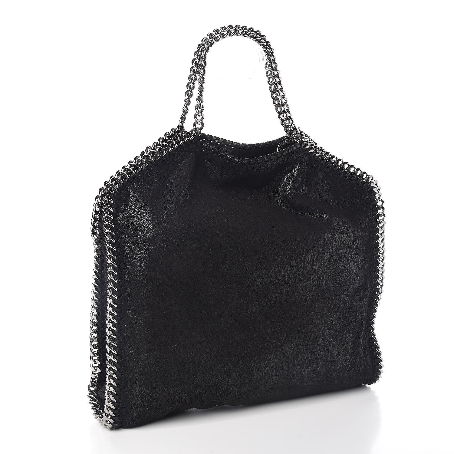 Stella McCartney Shaggy Deer Falabella Fold Over Tote Black 3 of 8