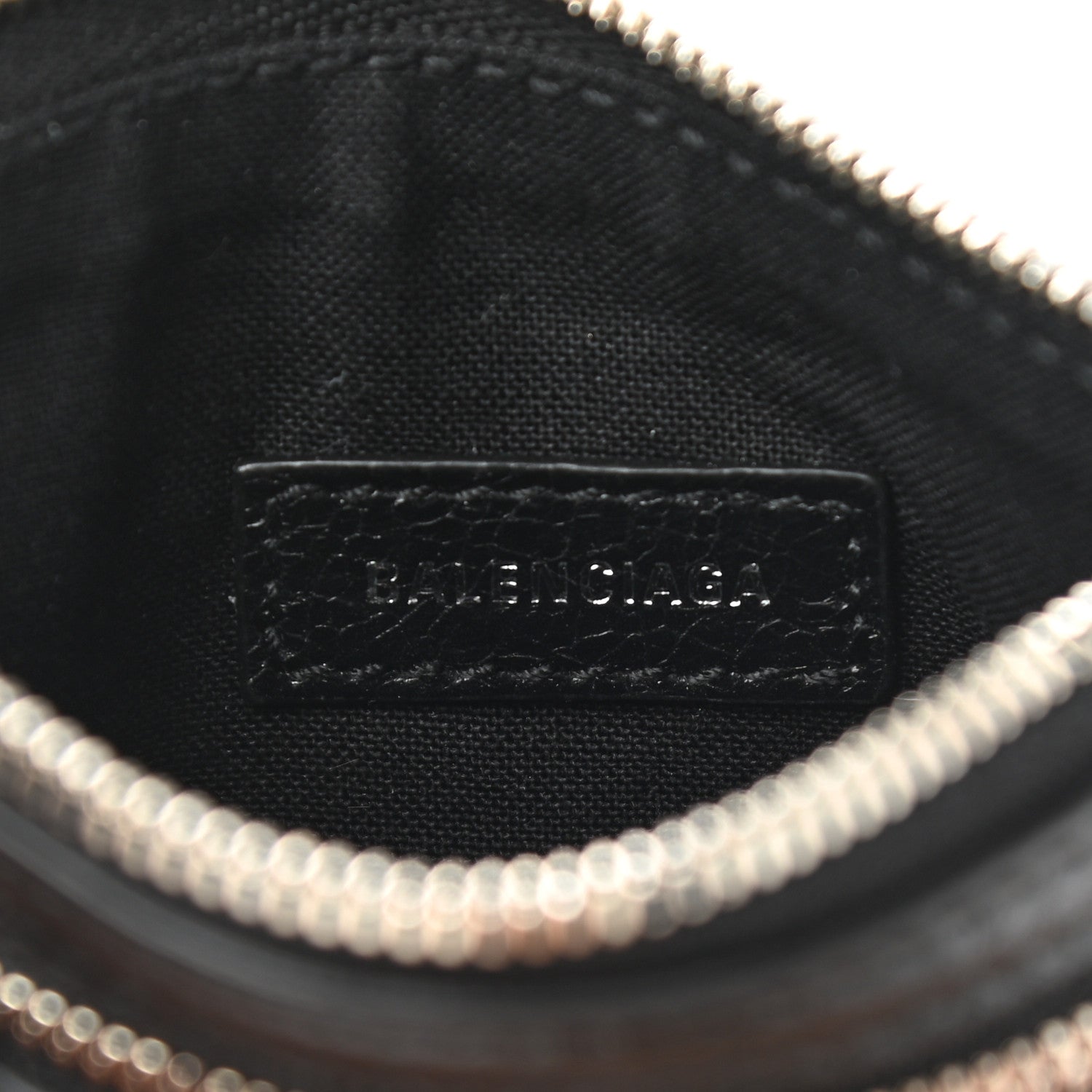 Balenciaga Agneau Le Cagole Clip On Card Mirror Black 6 of 11