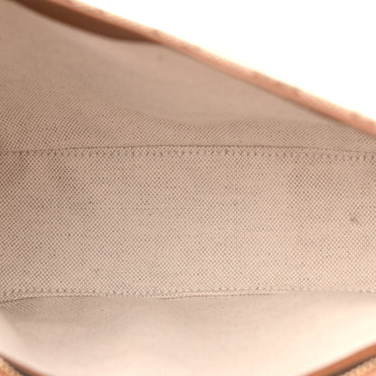 Gucci GG Monogram Calfskin Medium Blondie Top Handle Bag Beige Dark Brown 5 of 11