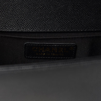 Chanel Caviar Quilted Small Boy Flap Black 9 of 12