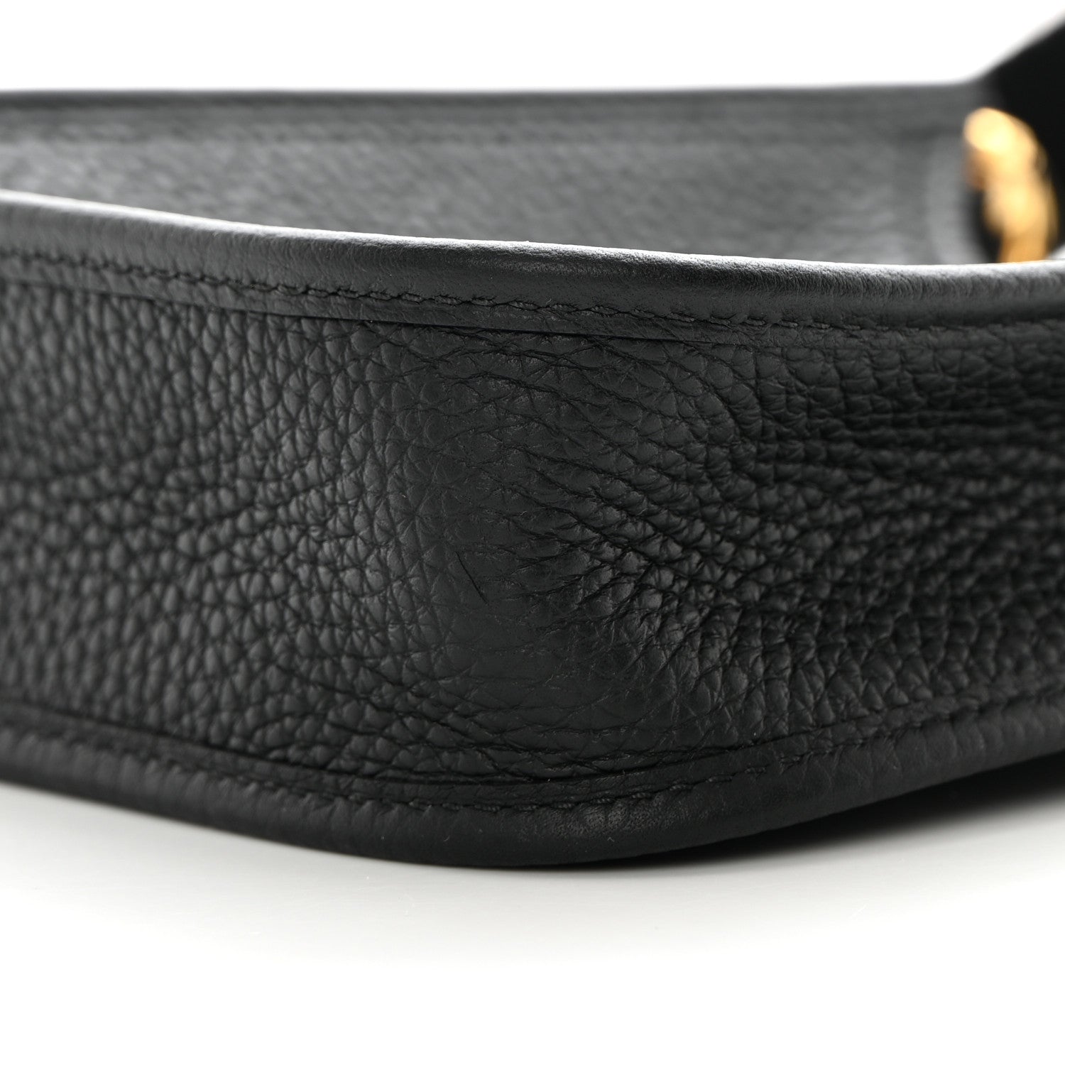 Hermes Taurillon Clemence Evelyne TPM Black 10 of 11