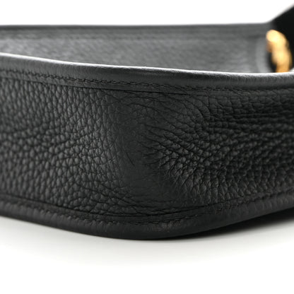Hermes Taurillon Clemence Evelyne TPM Black 10 of 11