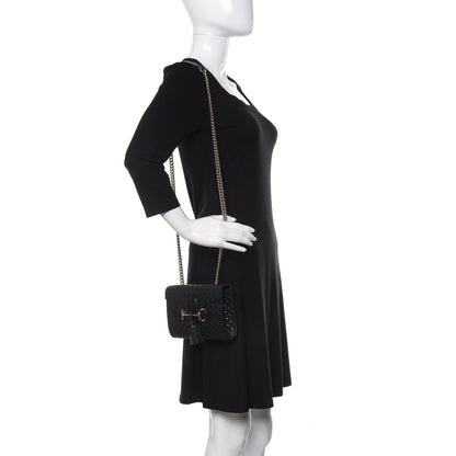 Gucci Microguccissima Mini Emily Shoulder Bag Black 2 of 10