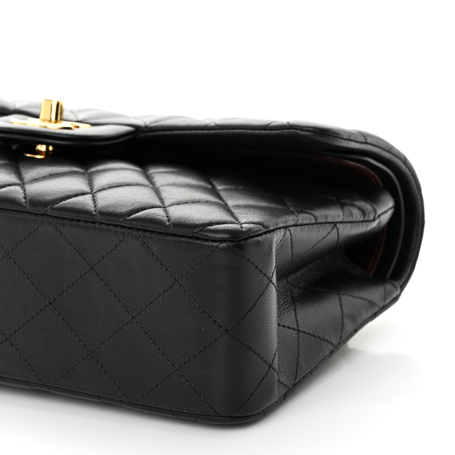 Chanel Lambskin Quilted Small Double Flap Black 10 of 10