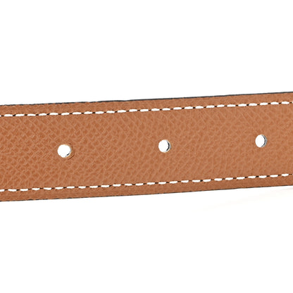 Hermes Swift Epsom 24mm HDN Belt 90 36 Black Gold 4 of 6