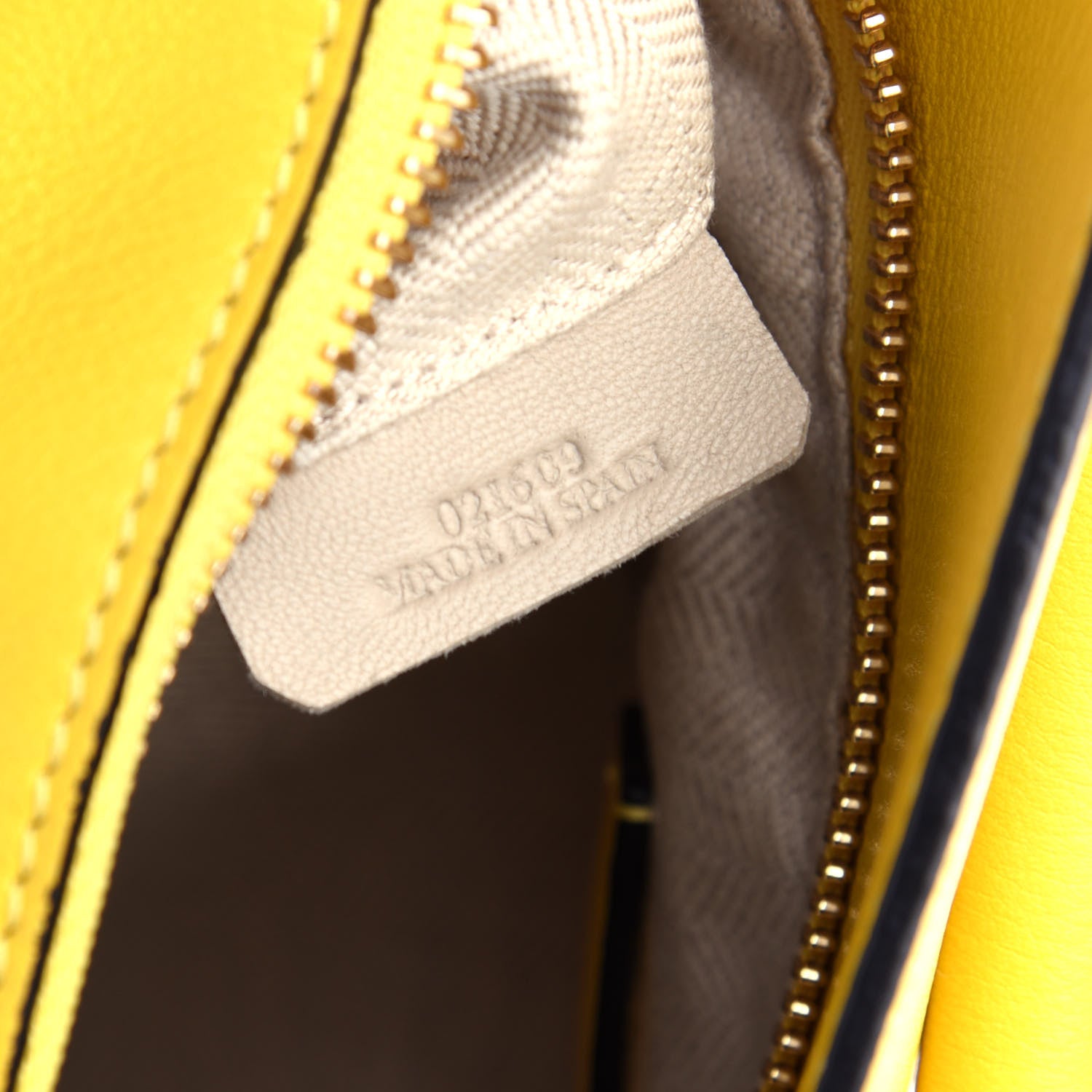 Loewe Calfskin Small Puzzle Bag Yellow 7 of 11