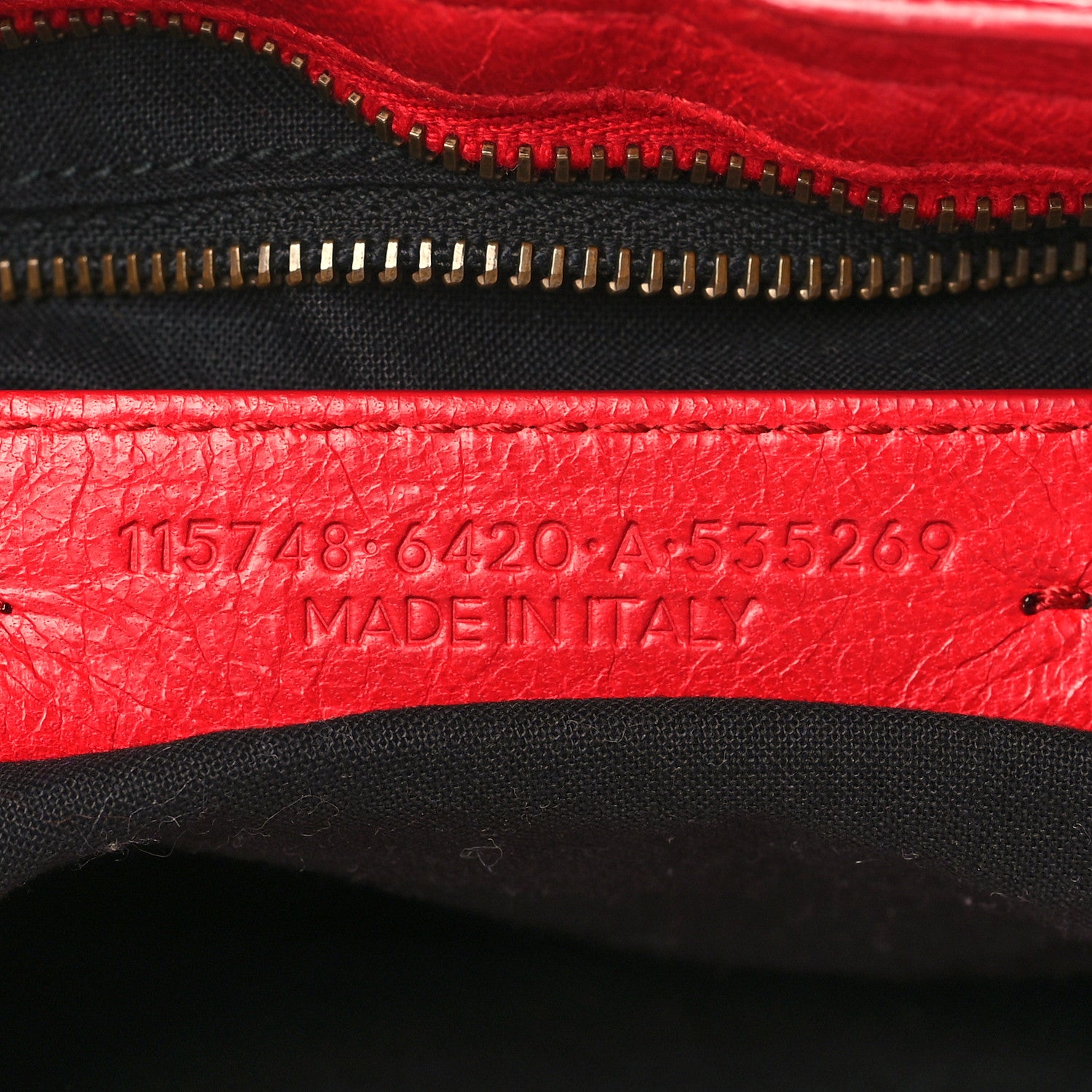 Balenciaga Agneau Classic Hardware City Rouge Cardinal 7 of 12