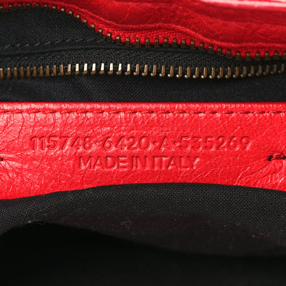 Balenciaga Agneau Classic Hardware City Rouge Cardinal 7 of 12
