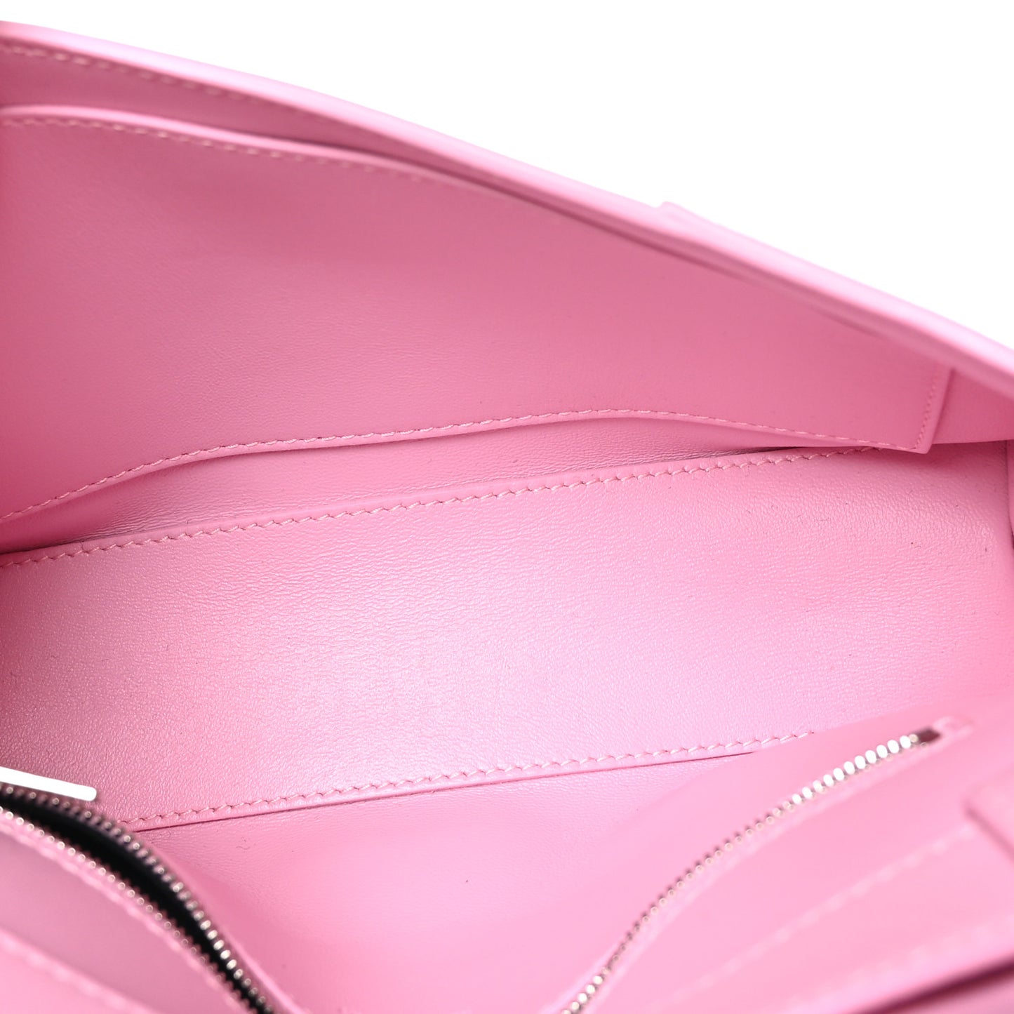 Semi Shiny Smooth Calfskin XS Downtown Shoulder Bag Candy Pink
