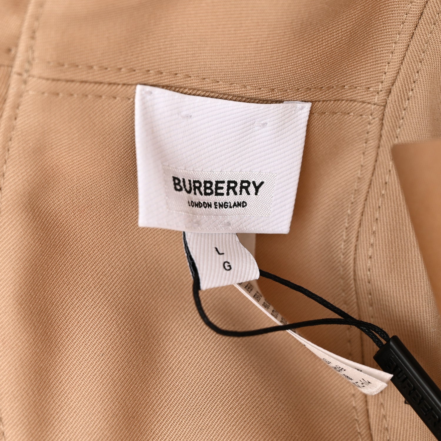 Burberry Technical Cotton Reversible Icon Stripe Bucket Hat L Archive Beige 8 of 11