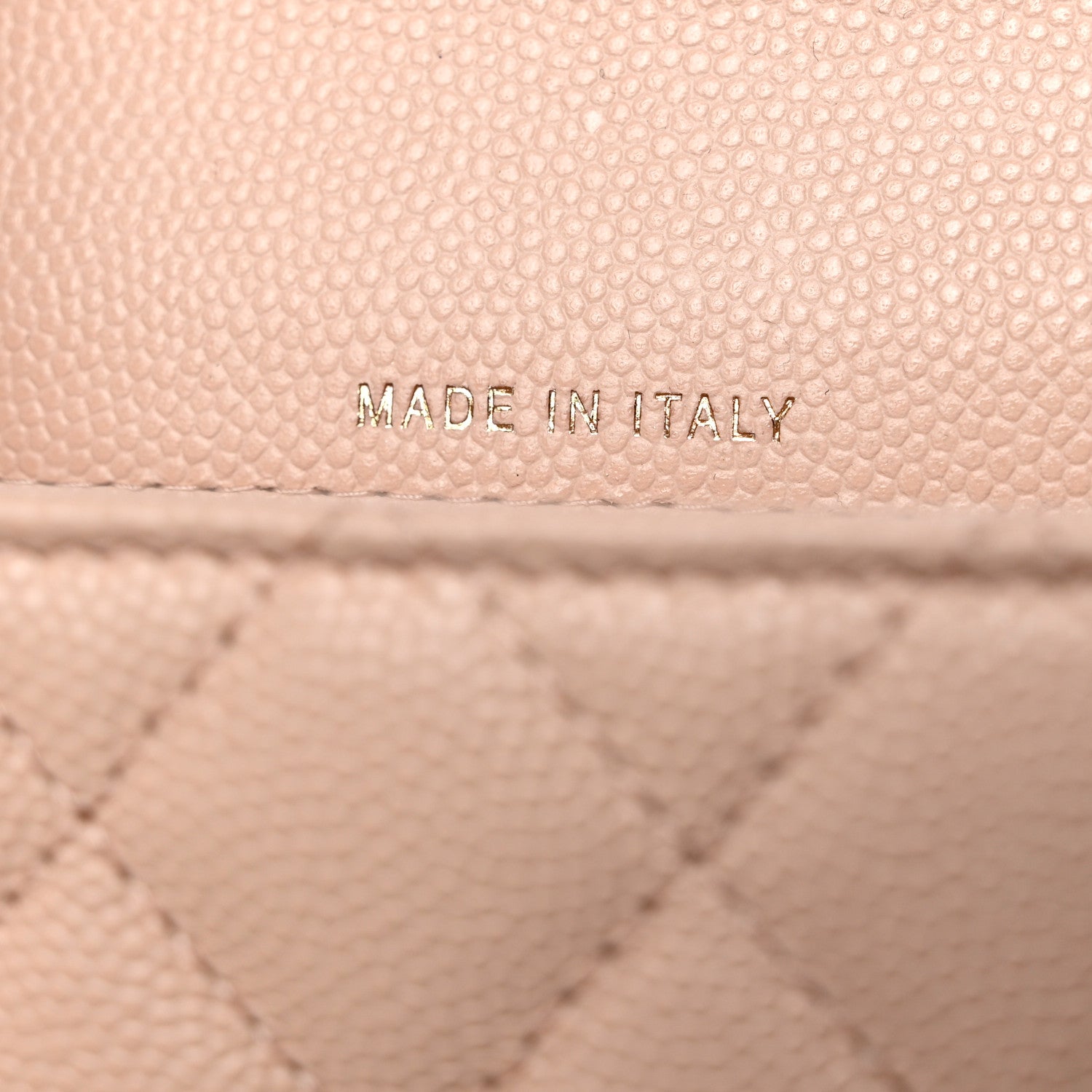 Chanel Caviar Quilted Mini Clutch With Chain Light Beige 7 of 8