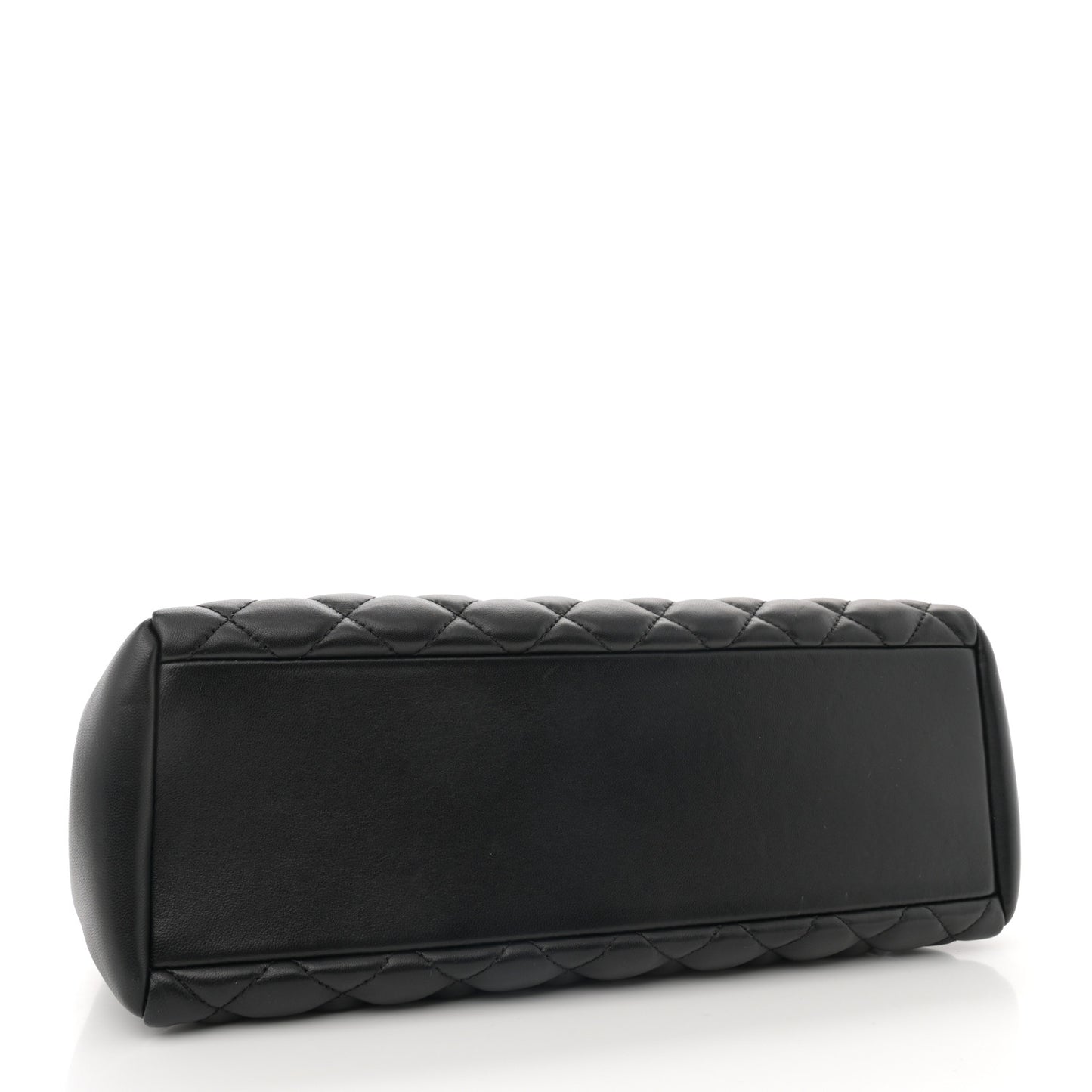 Nappa Quilted Medusa Chain Bag Black