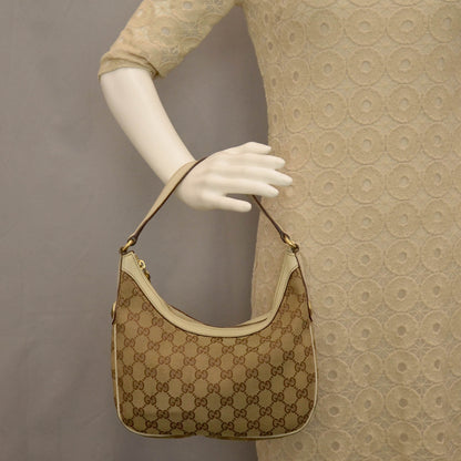 Gucci Monogram Small Charmy Hobo Ivory 2 of 11