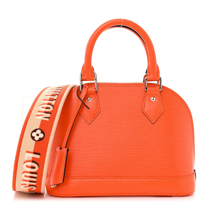 Louis Vuitton Epi Jacquard Alma BB Orange 1 of 10