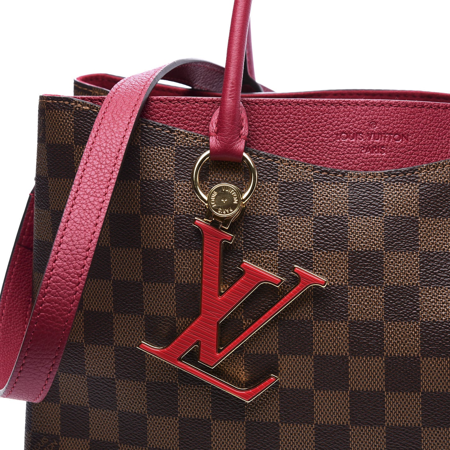 Damier Ebene LV Riverside Lie De Vin