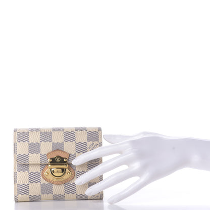 Louis Vuitton Damier Azur Joey Wallet 2 of 11