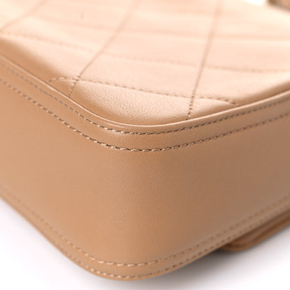 Chanel Calfskin Stitched Easy Mood Flap Beige 9 of 11