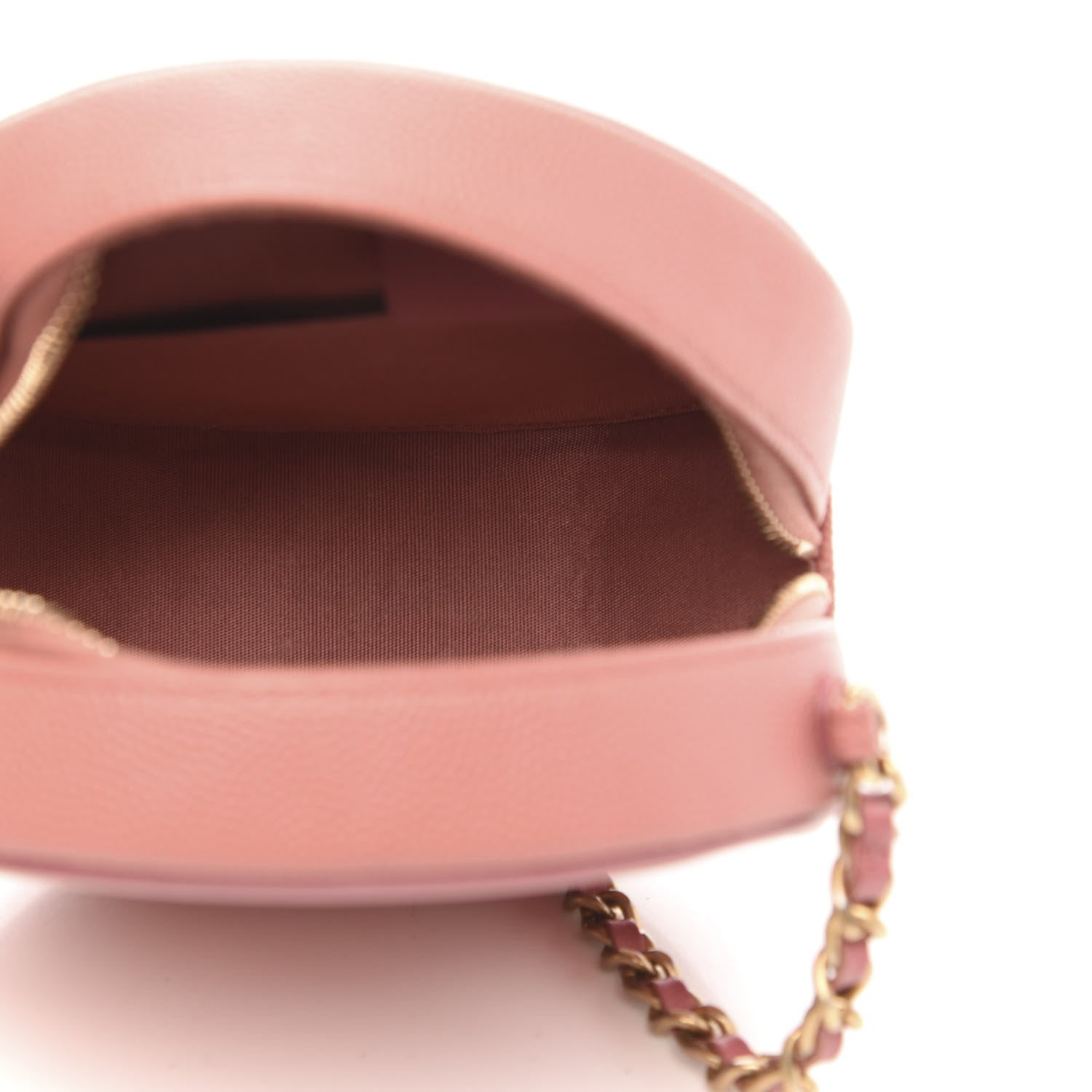 Chanel Caviar Quilted Round Filigree Crossbody Pink 5 of 11