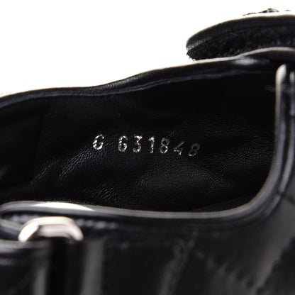Chanel Lambskin Quilted Velcro Dad Sandals 36 So Black 9 of 10