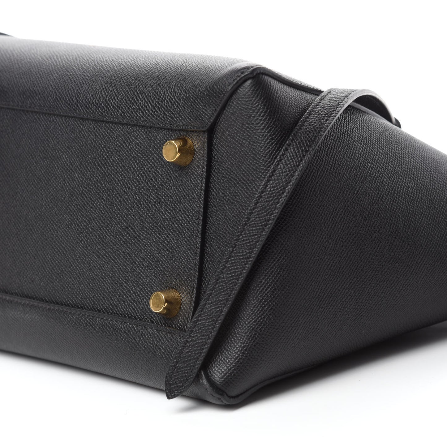 Grained Calfskin Mini Belt Bag Black