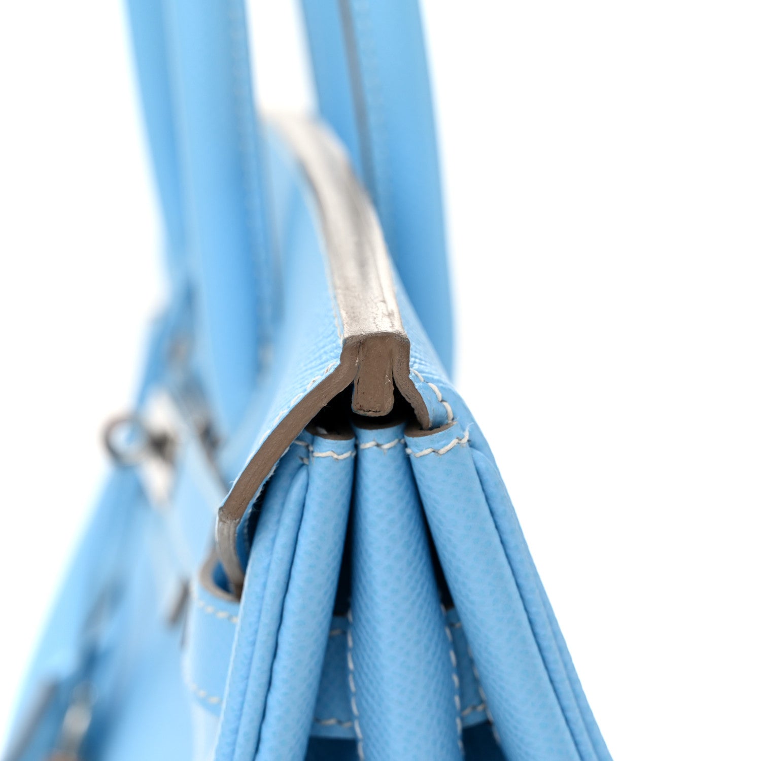 Hermes Epsom Candy Birkin 35 Celeste Mykonos 10 of 11