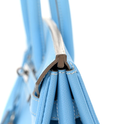 Hermes Epsom Candy Birkin 35 Celeste Mykonos 10 of 11