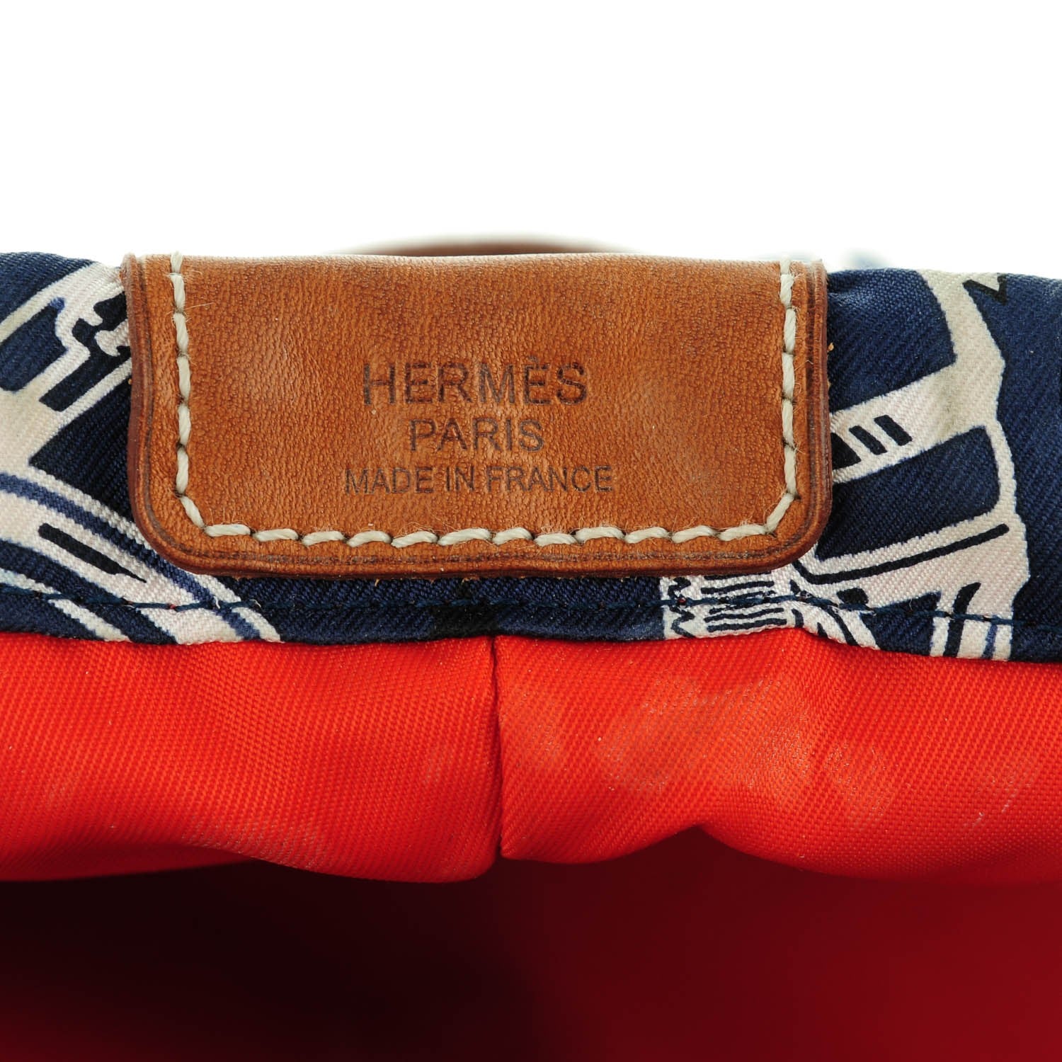 Hermes Barenia Silk Eperons d'Or Fourbi 20 PM Pouch Fauve Bleu Nuit 7 of 8