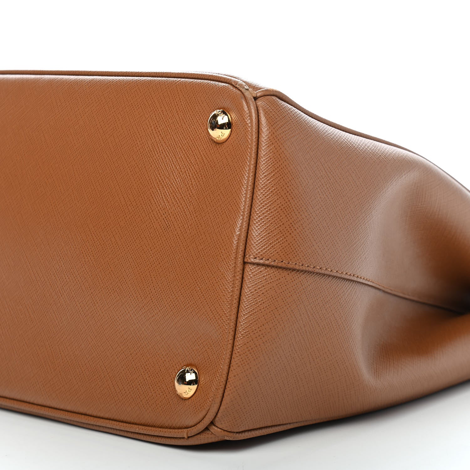Prada Saffiano Medium Galleria Double Zip Tote Caramel 8 of 8