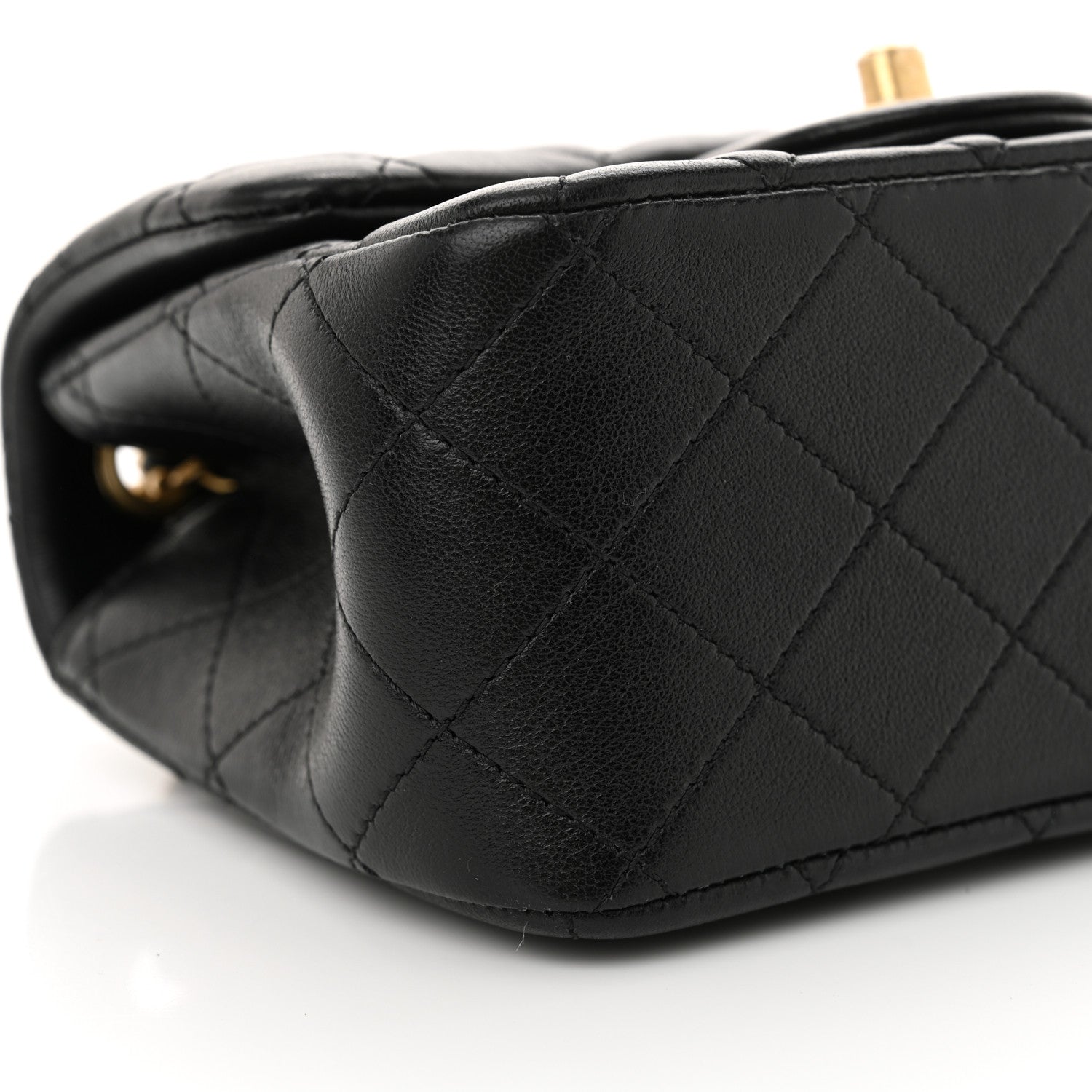 Chanel Lambskin Quilted Mini Pearl Crush Flap Black 9 of 11