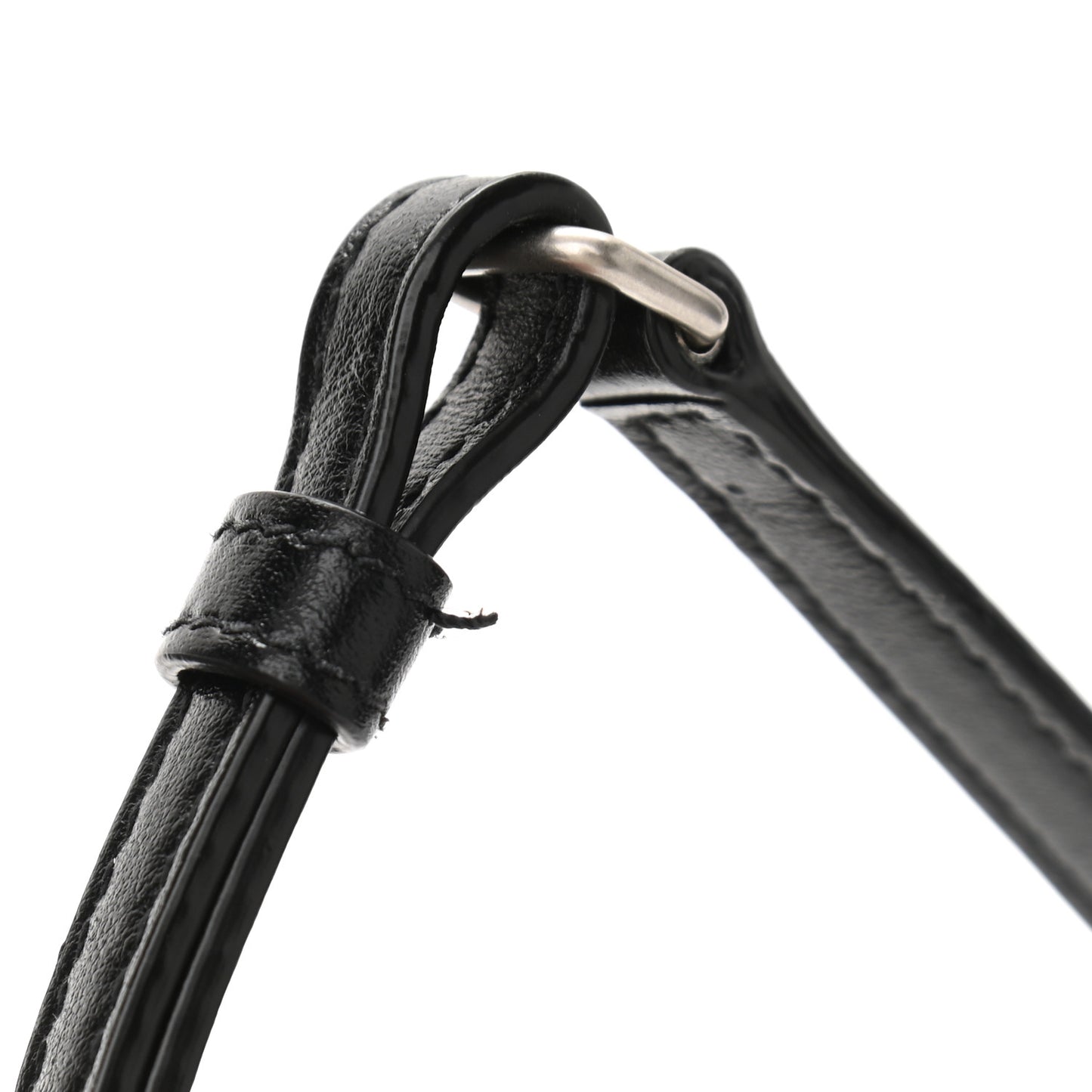 Calfskin Y Quilted Monogram Toy Loulou Crossbody Bag Black