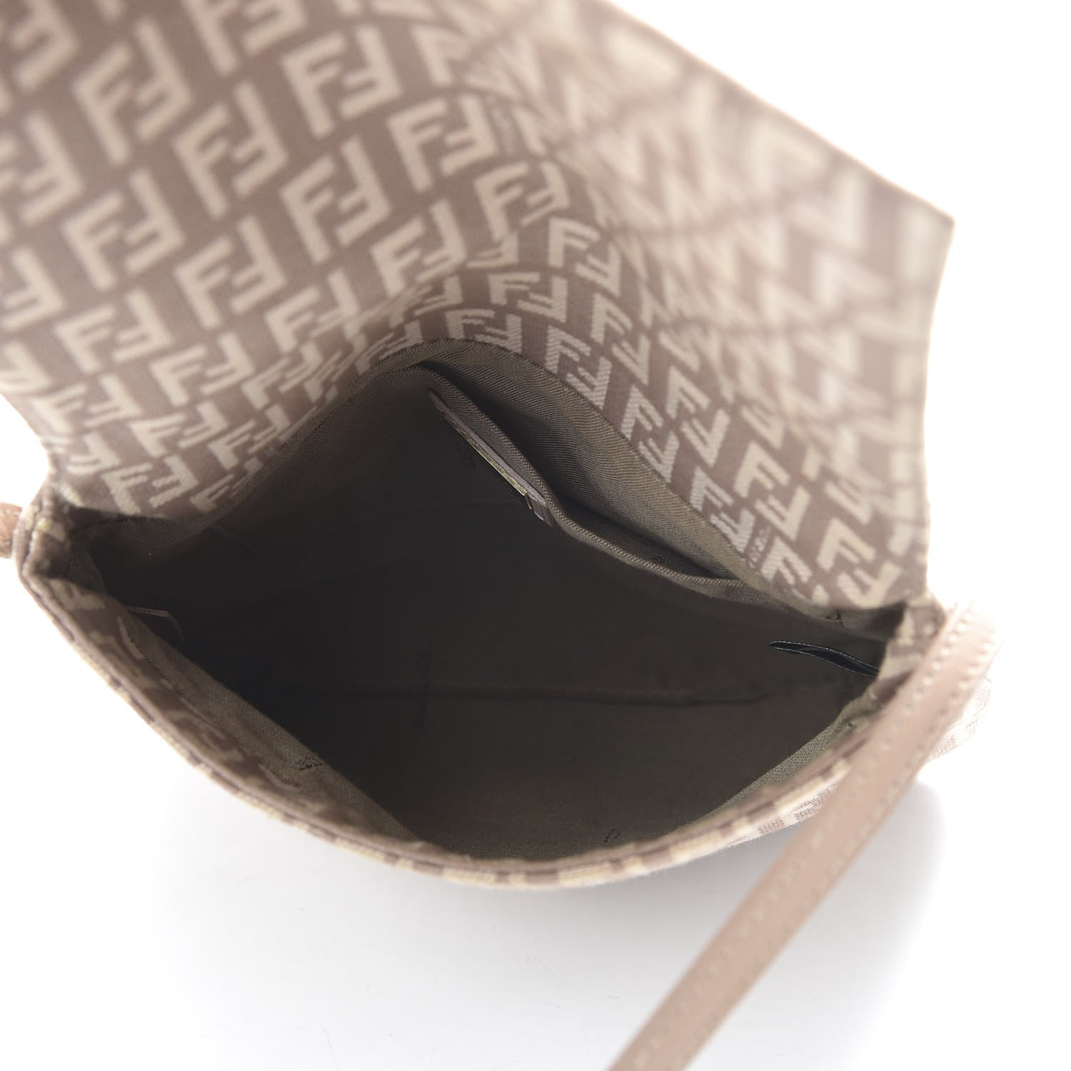 Fendi Zucchino Vitello Tube Messenger Bag Cipria Teint Cipria 5 of 11