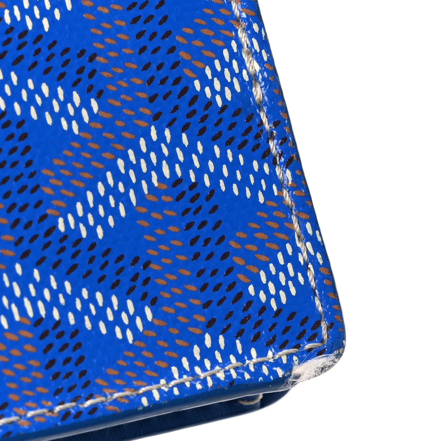 Goyardine Richelieu Wallet Sky Blue