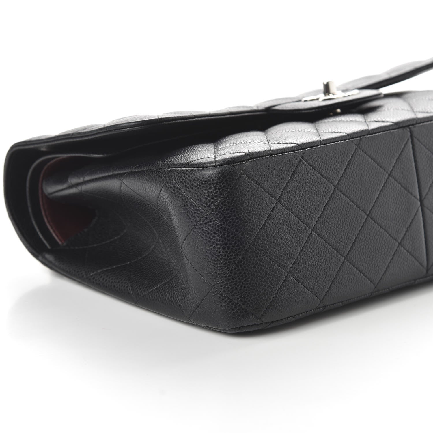 Chanel Caviar Quilted Jumbo Double Flap Black 6 of 11