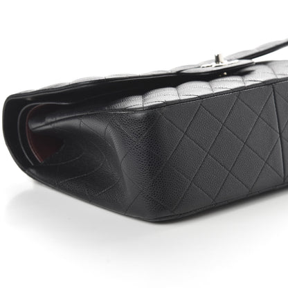 Chanel Caviar Quilted Jumbo Double Flap Black 6 of 11