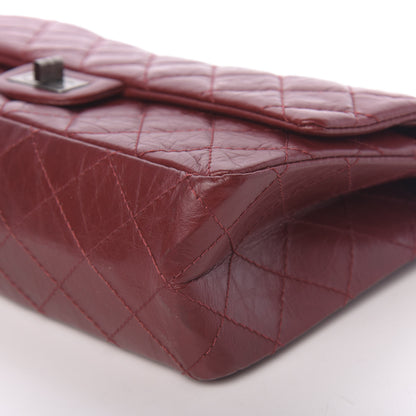 Chanel Aged Calfskin Quilted 2.55 Reissue 226 Flap Red 10 of 11
