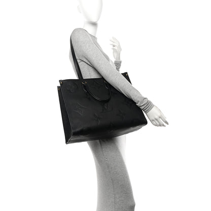 Louis Vuitton Empreinte Monogram Giant Onthego GM Black 2 of 12