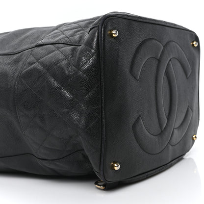 Chanel Caviar Quilted Drawstring Backpack Black 11 of 12