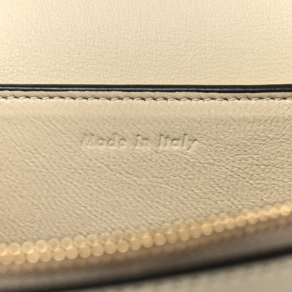 Celine Shiny Smooth Calfskin Medium Frame Shoulder Bag Chalk Mastic 6 of 10