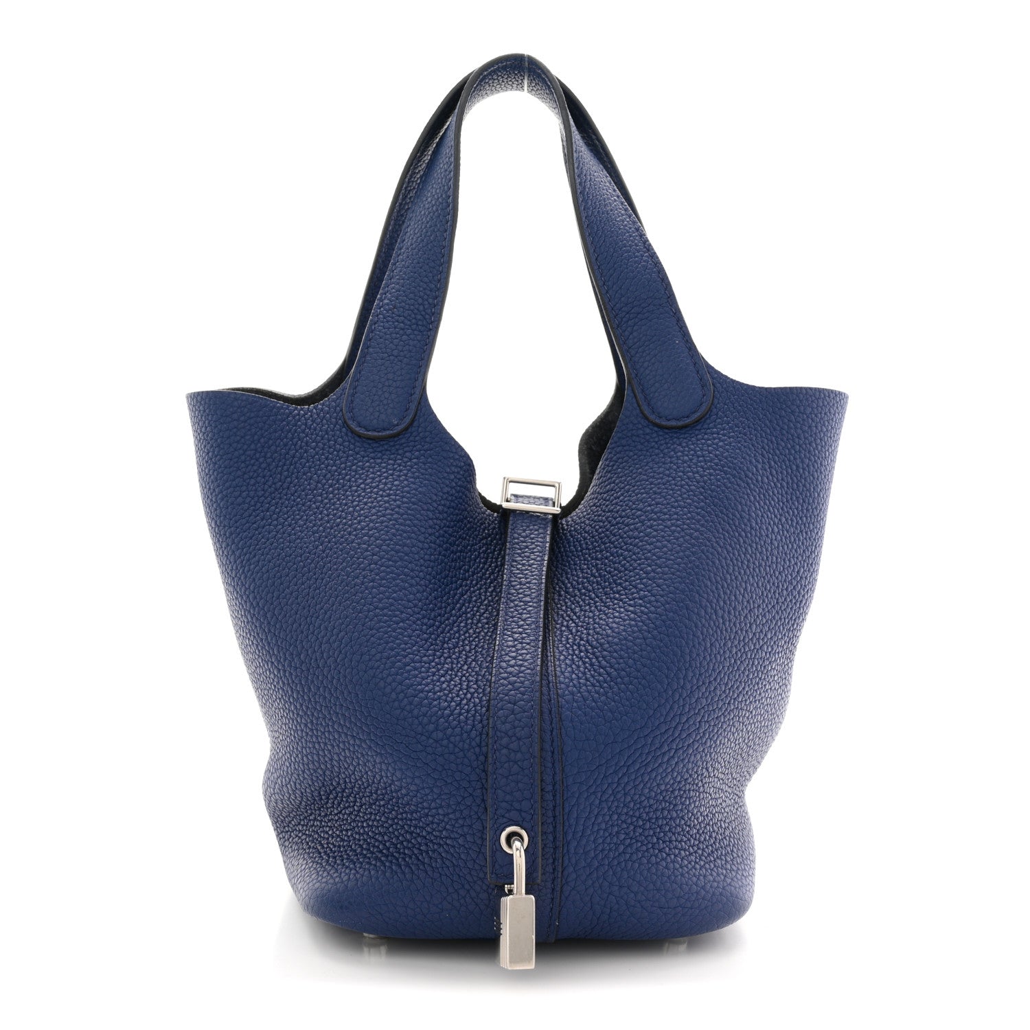 Hermes Taurillon Clemence Picotin Lock 18 PM Bleu Saphir 1 of 11
