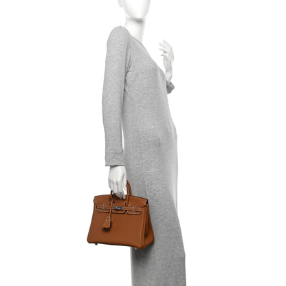 Hermes Togo Birkin 25 Gold 2 of 11