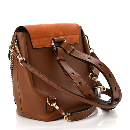 Chloe Suede Calfskin Medium Faye Backpack Tan 3 of 9